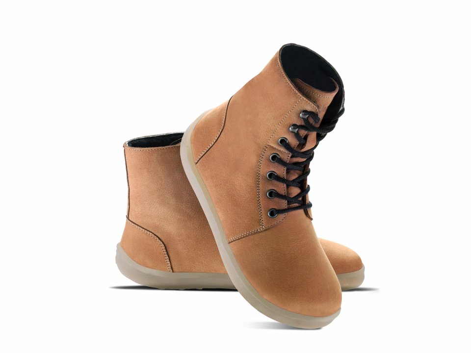 Winter Barefoot Boots Be Lenka Winter 2.0 Neo - Cognac Brown