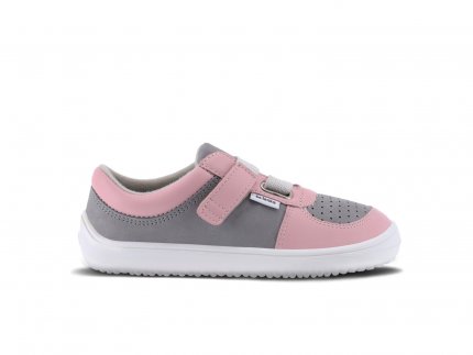 Dětské barefoot tenisky Be Lenka Fluid - Pink & Grey