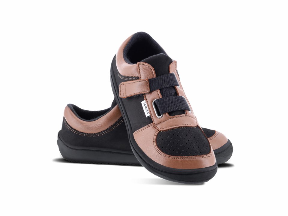 Barefoot scarpe sportive bambini Be Lenka Fluid - Brown & Black