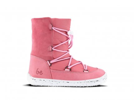 Dziecięce buty zimowe barefoot Be Lenka Snowfox Kids 2.0 - Rose Pink