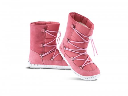 Detské zimné barefoot topánky Be Lenka Snowfox Kids 2.0 - Rose Pink