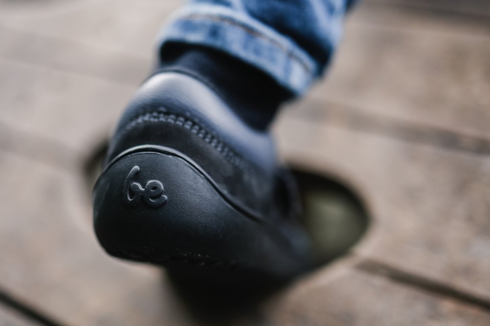 Barefoot zapatillas de niños Be Lenka Fluid - Charcoal & Black