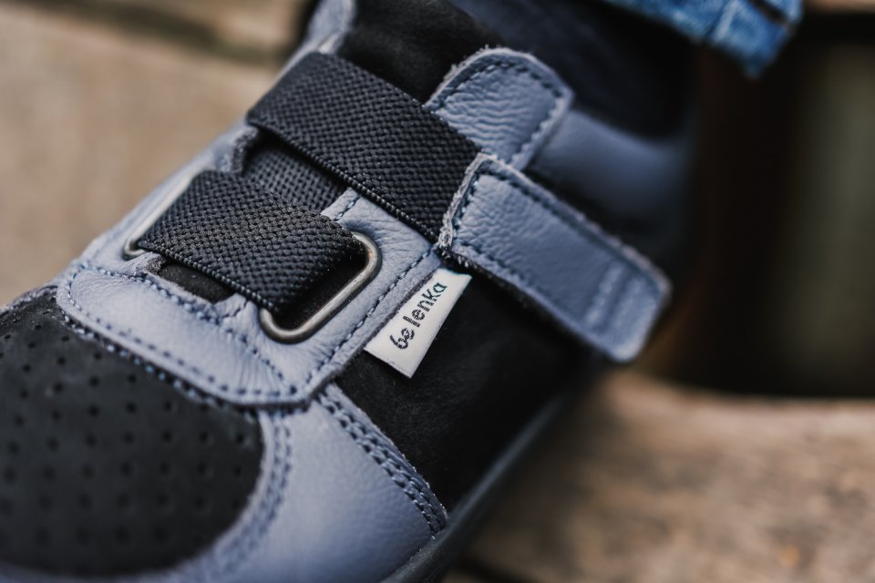 Barefoot scarpe sportive bambini Be Lenka Fluid - Charcoal & Black