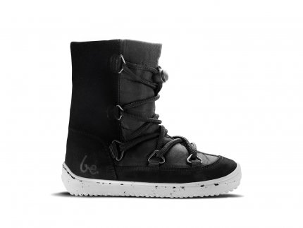 Zapatos de invierno para niño barefoot  Be Lenka Snowfox Kids 2.0 - Black
