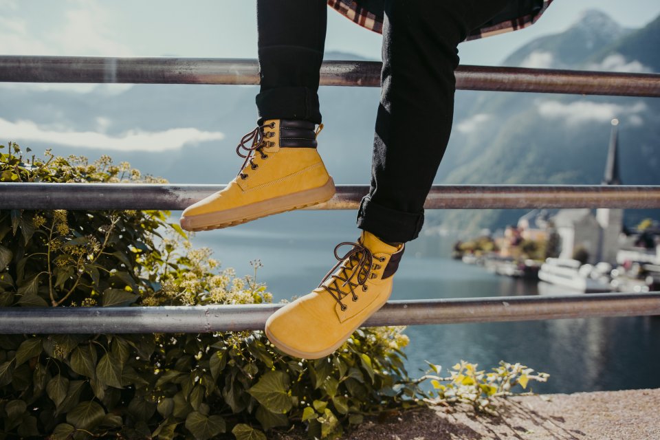 Barefoot Boots Be Lenka Nevada Neo - Mustard