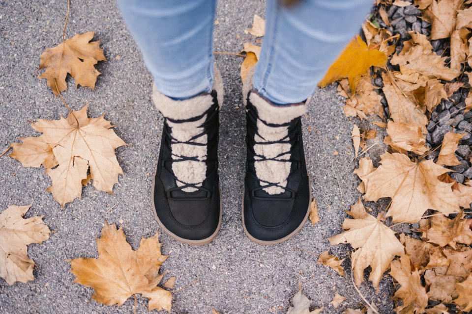 Zapatos de invierno barefoot Be Lenka Bliss - Black
