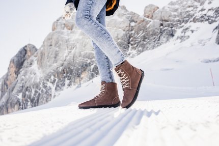 Zimné barefoot topánky Be Lenka Winter 2.0 Neo - Chocolate