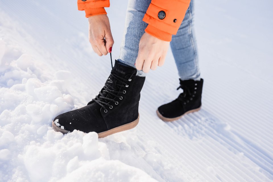Zimní barefoot boty Be Lenka Winter 2.0 Neo - Matt Black