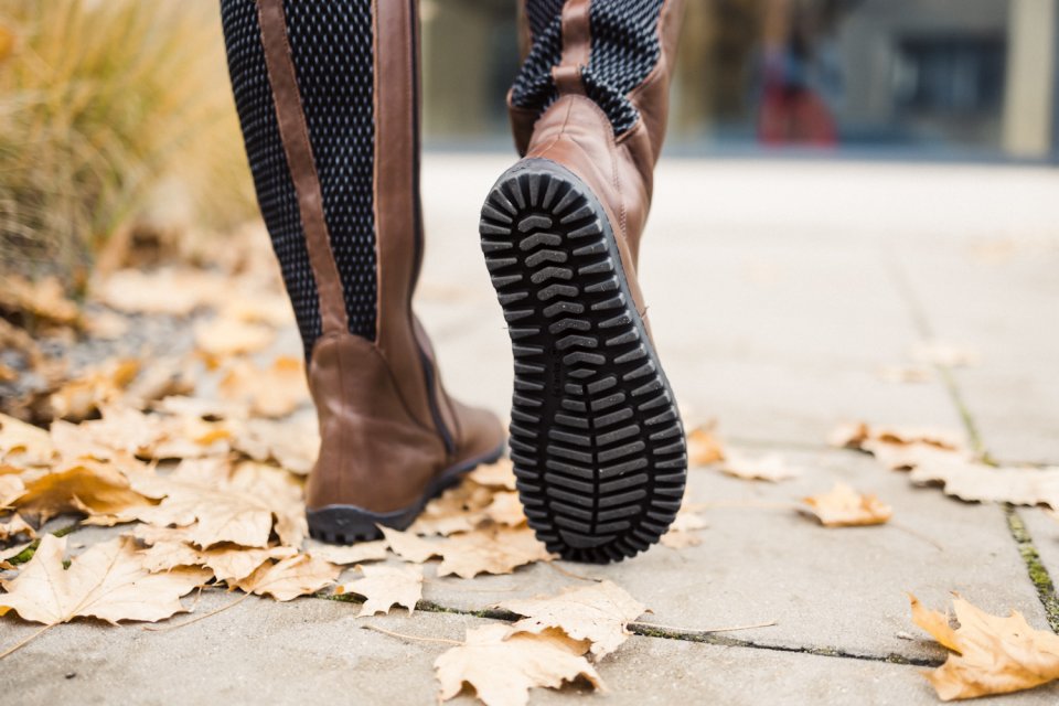 Barefoot long boots Be Lenka Charlotte - Dark Brown