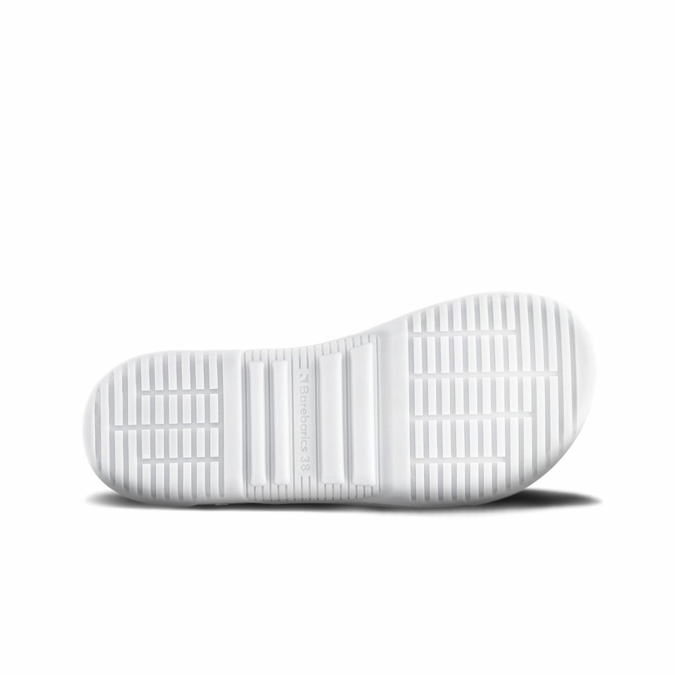 Barefoot Sneakers Barebarics Zoom - All White - Leather