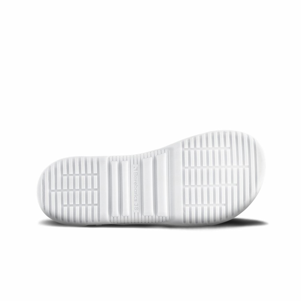 Barefoot Sneakers Barebarics Zing - All White - Leather