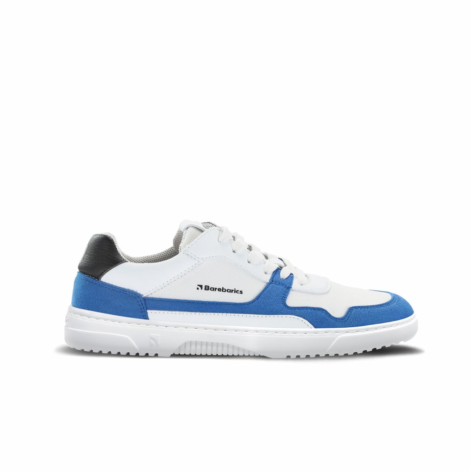 Barefoot Sneakers Barebarics - Zing - White & Blue