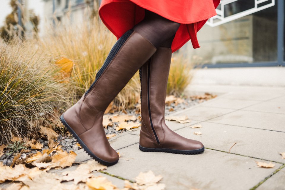 Barefoot long boots Be Lenka Charlotte - Dark Brown