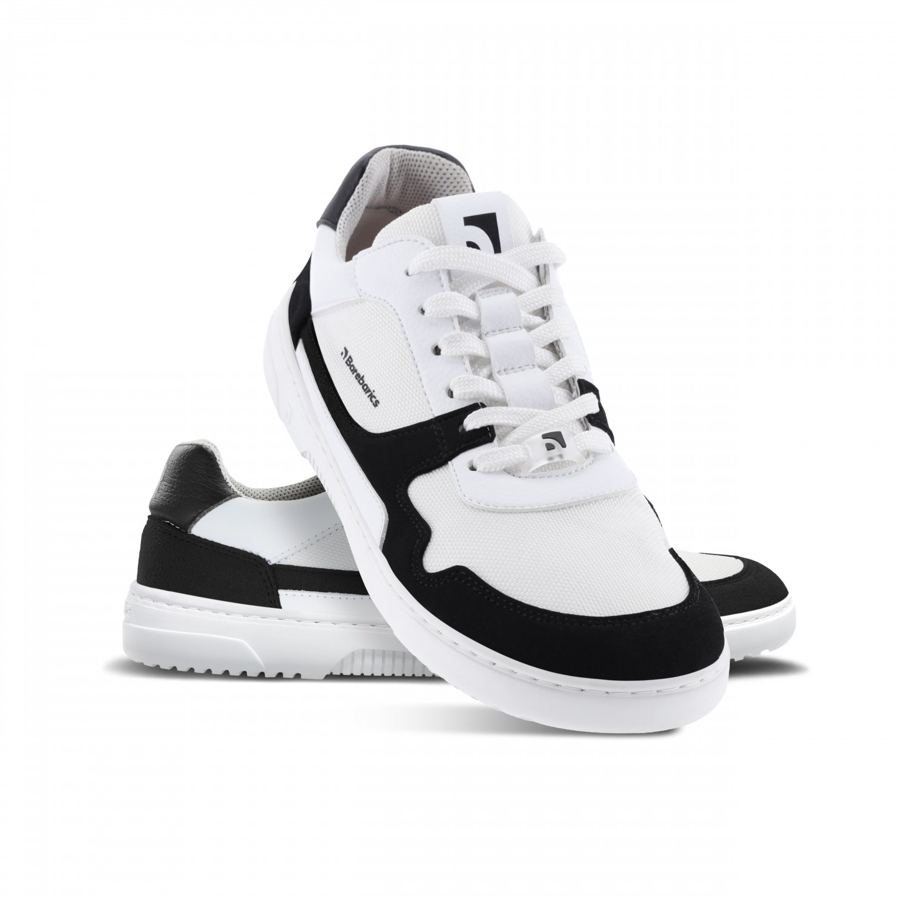 håndtag Akrobatik Svinde bort Barefoot Sneakers Barebarics - Zing - White & Black | Be Lenka