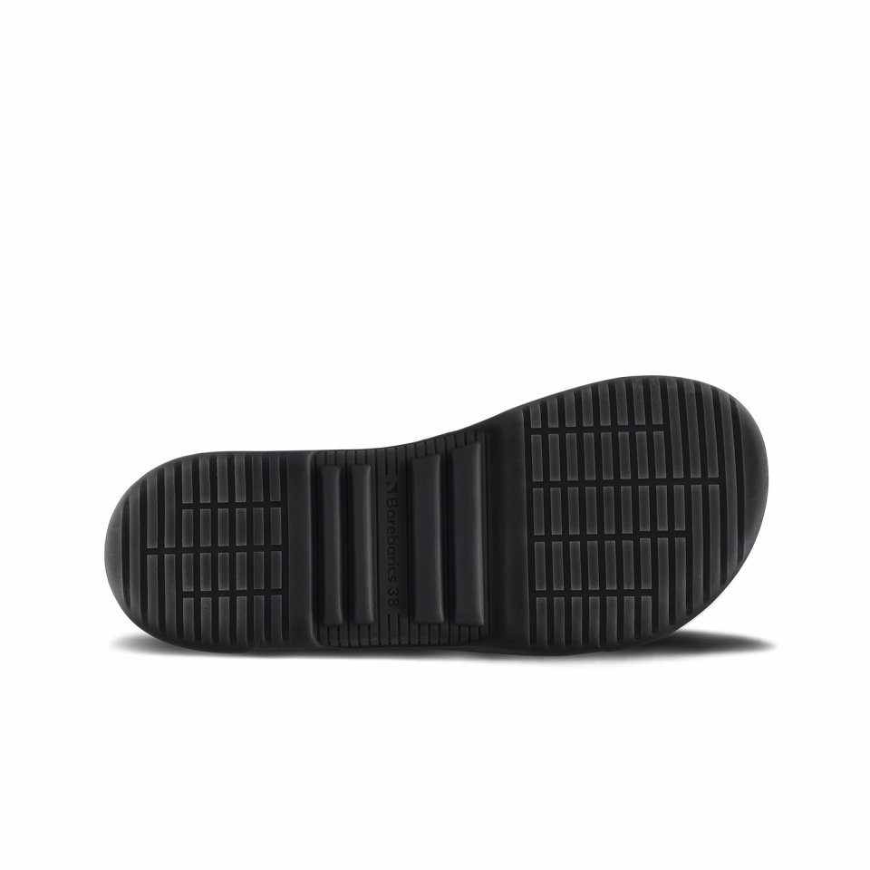 Barefoot Sneakers Barebarics Zing - Black - Leather