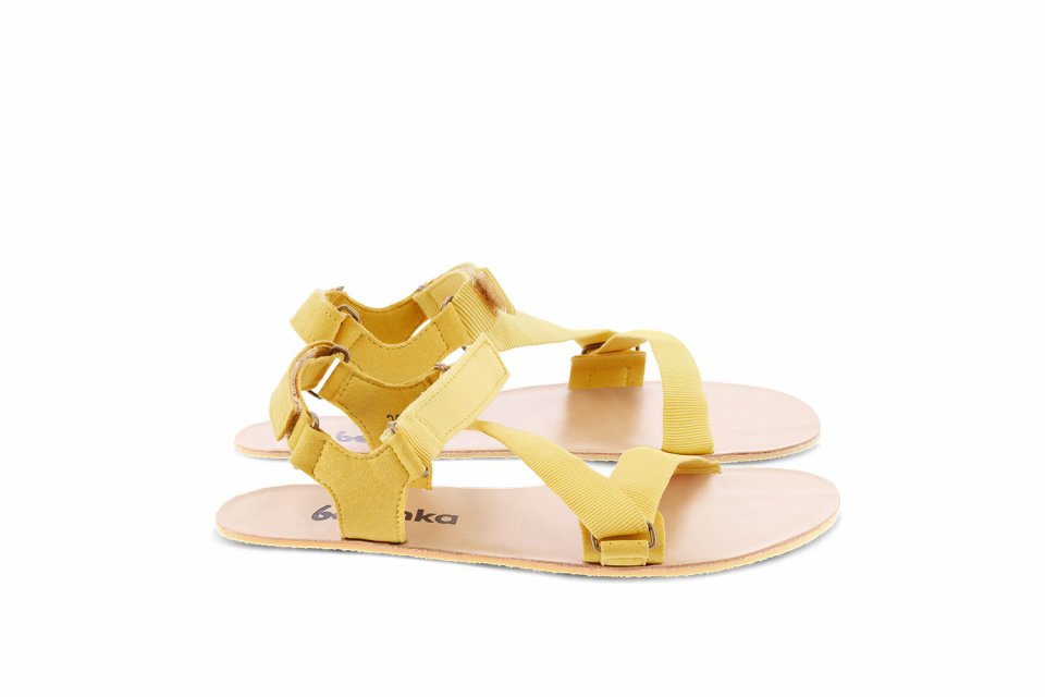 Barefoot sandali Be Lenka Flexi - Yellow