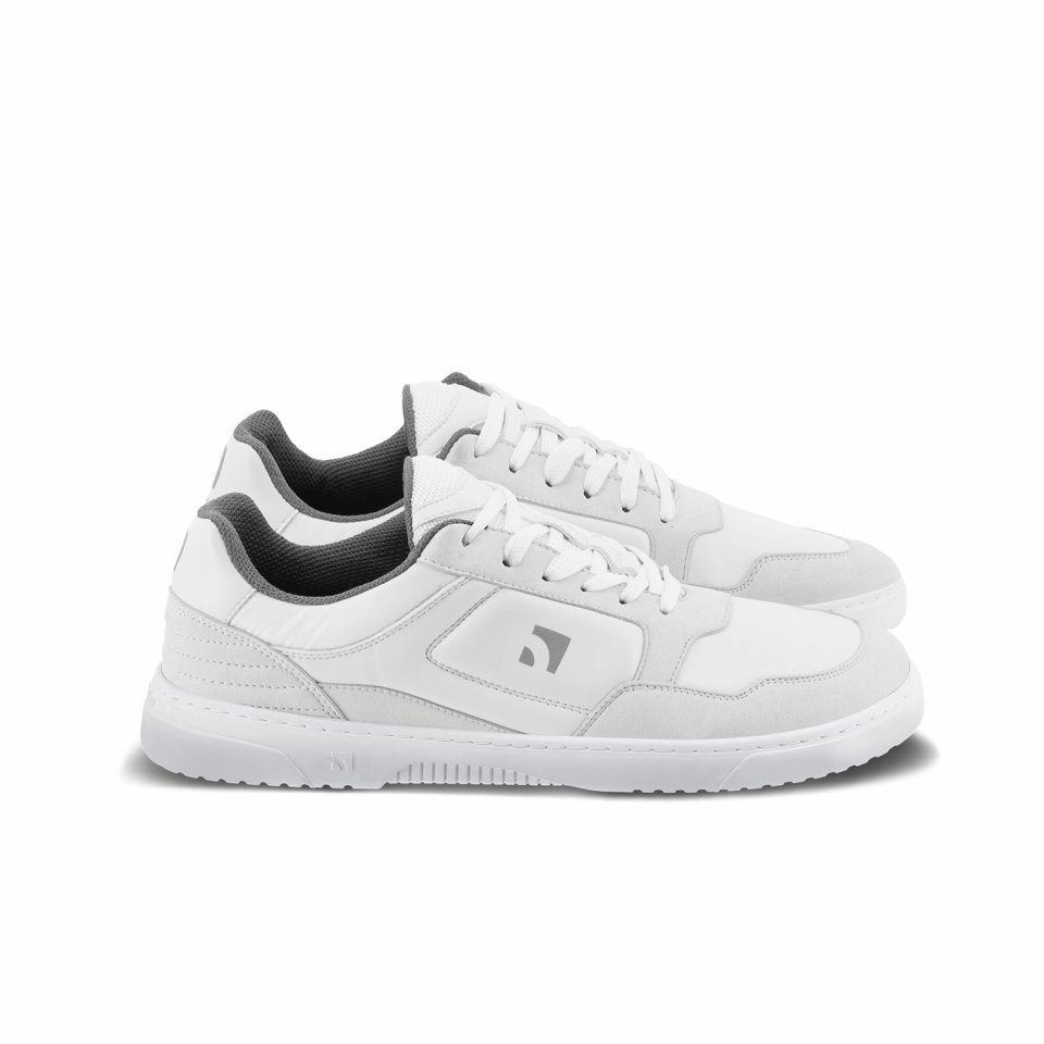 Sneakers Barefoot Barebarics - Axiom - White & Light Grey