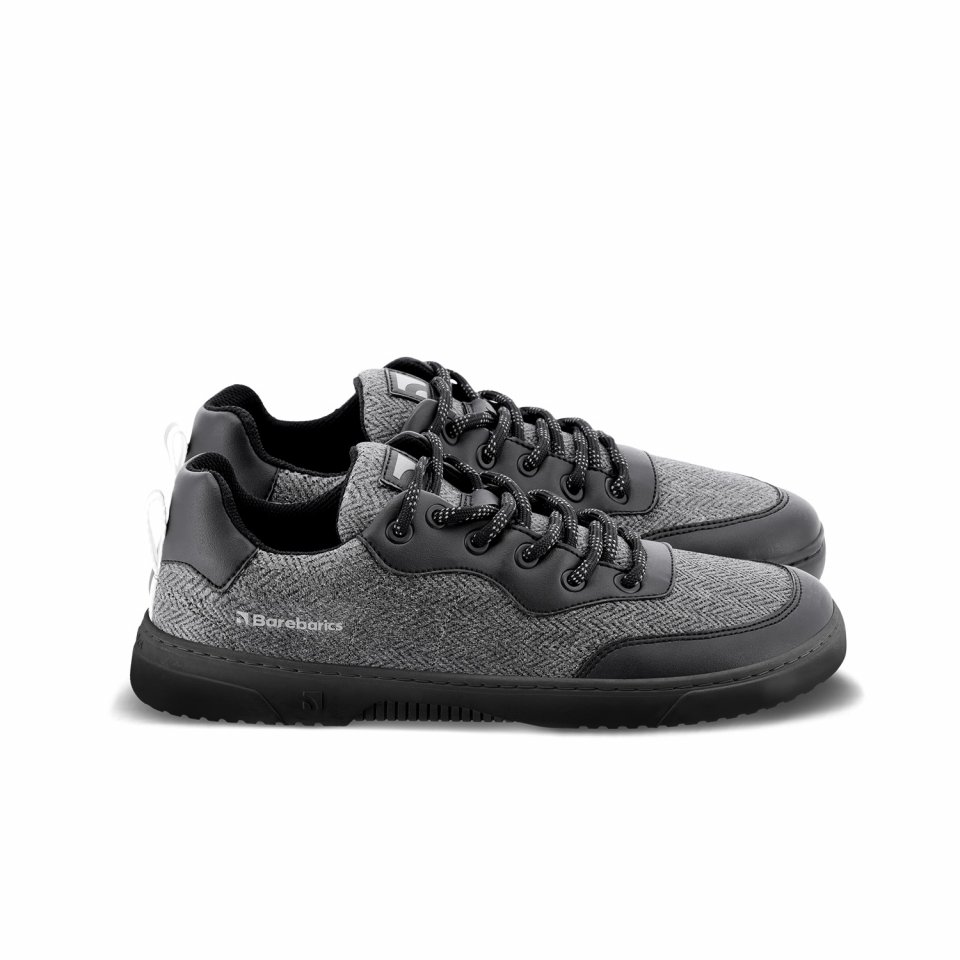 Barefoot tenisky Barebarics Kudos - Black & Grey
