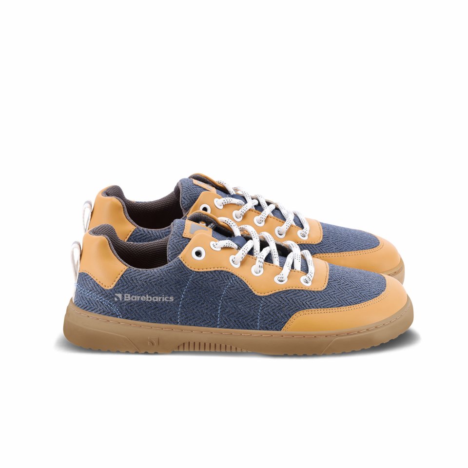 Barefoot Sneakers Barebarics Kudos - Brown & Blue