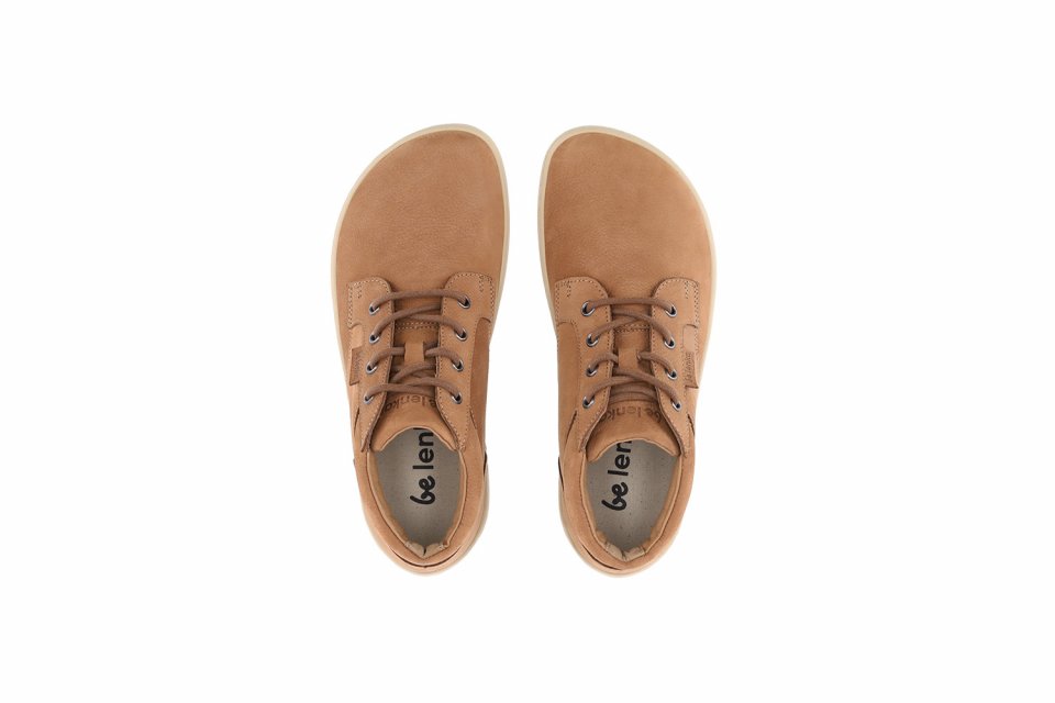 Barefoot chaussures Be Lenka Synergy - Cognac & Beige