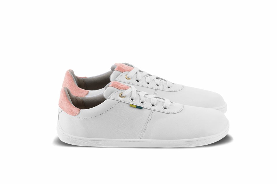 Barefoot chaussures Be Lenka Royale - White & Dark Peach