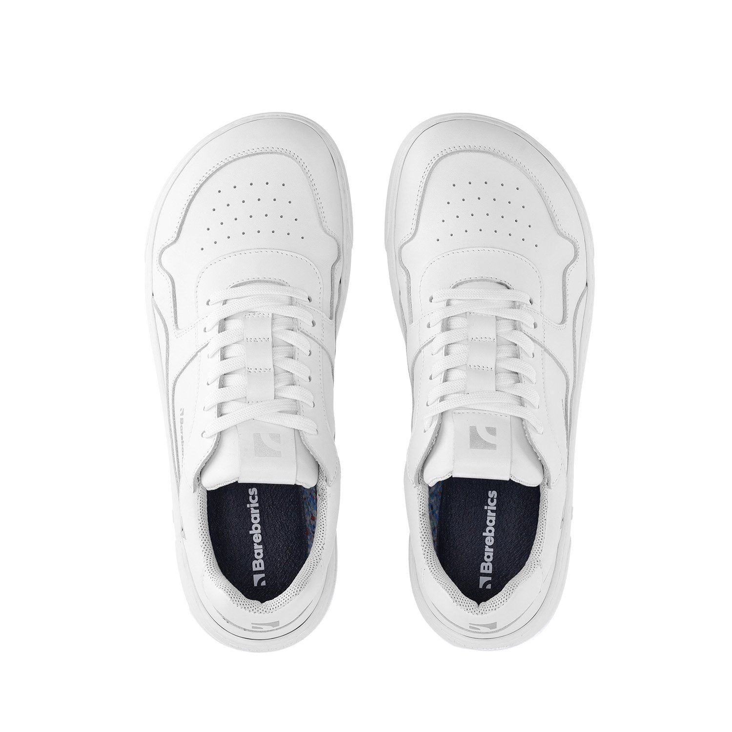 Barefoot Sneakers Barebarics Zing - All White - Leather | Barebarics