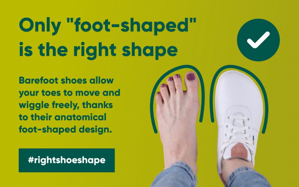 Only "foot-shaped" is the right shape. | Be Lenka