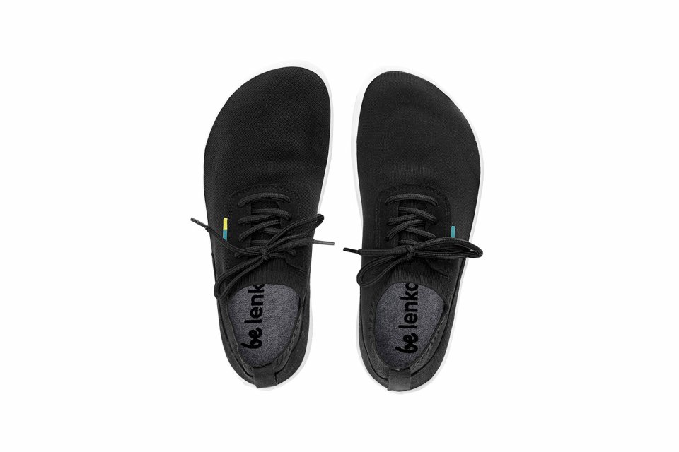 Barefoot zapatillas Be Lenka Stride - Black & White