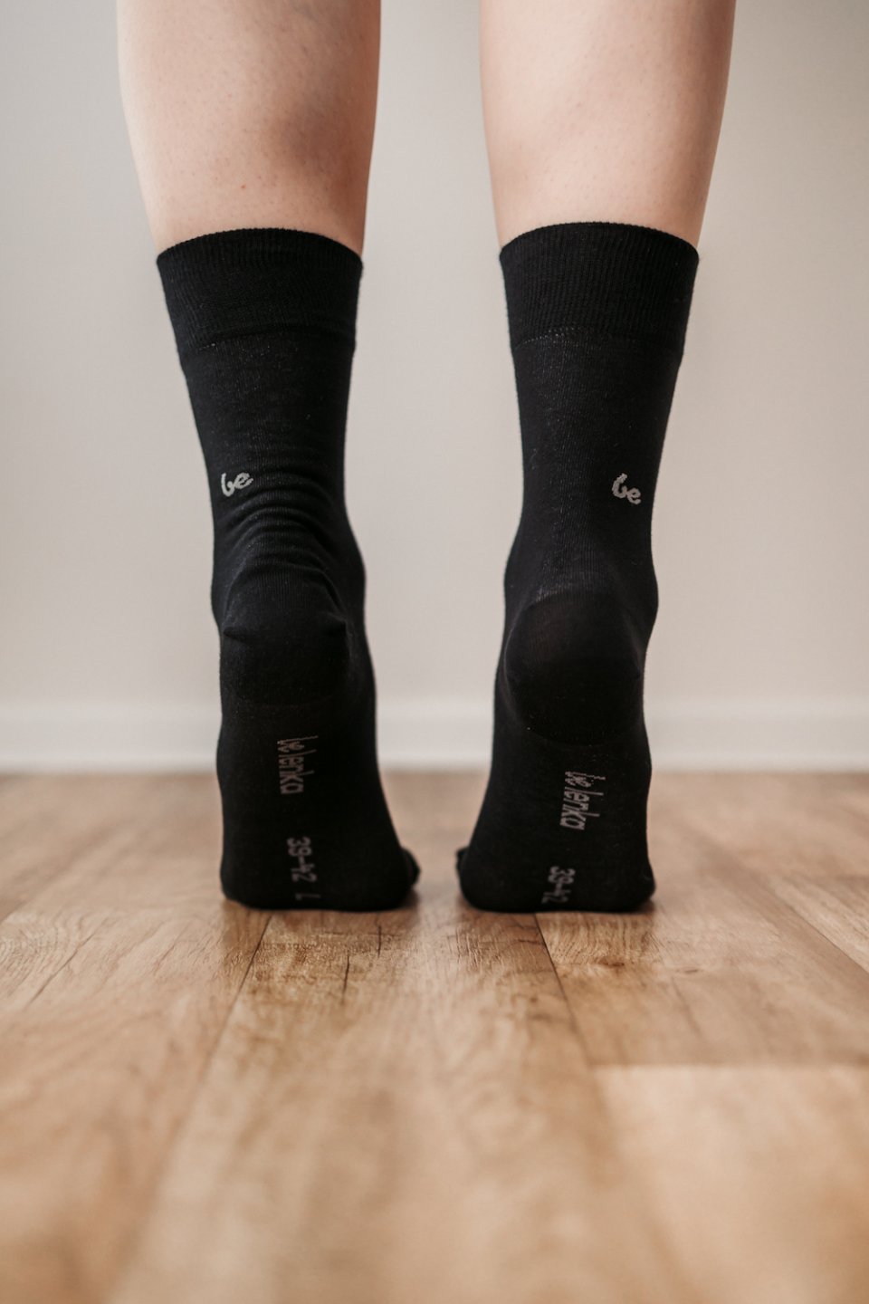 Barefootové ponožky - Crew - Essentials - Black