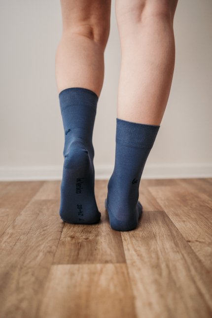 Barefootové ponožky - Crew - Essentials – Blue