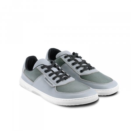 Barefoot Sneakers Barebarics Bravo - Grey & White | Be Lenka