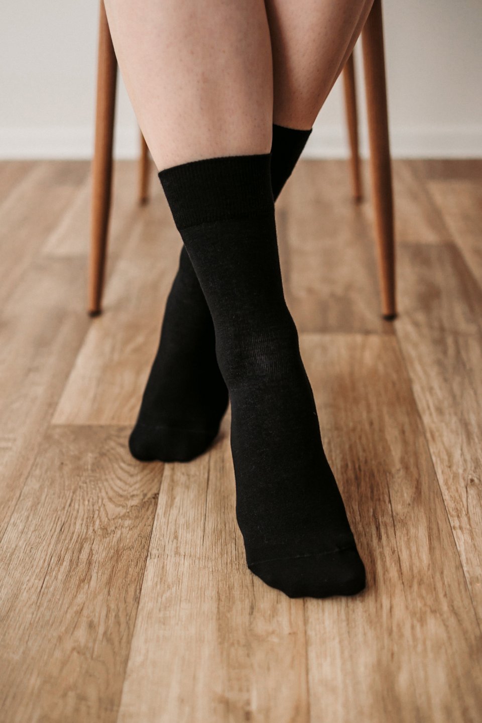 Barefootové ponožky - Crew - Essentials - Black