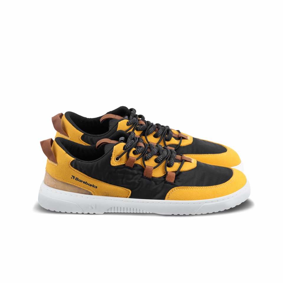Sneakers Barefoot Barebarics - Revive - Golden Yellow & Black