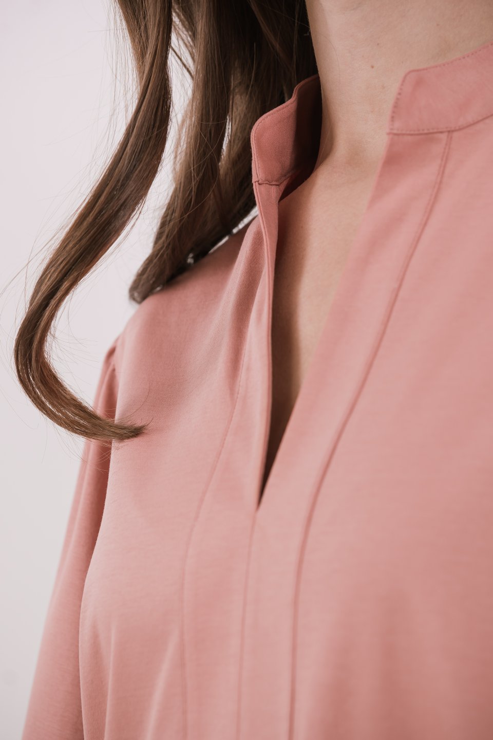 Damska sukienka koszulowa Be Lenka Essentials - Salmon Pink