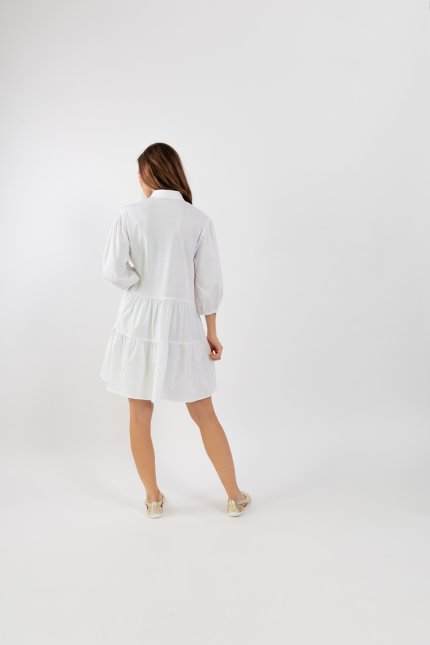 Vestido camisero de mujer Be Lenka Essentials - White