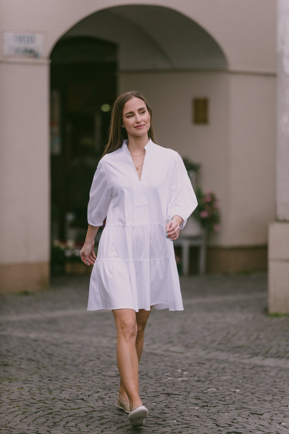 Robe chemise femme Be Lenka Essentials - White