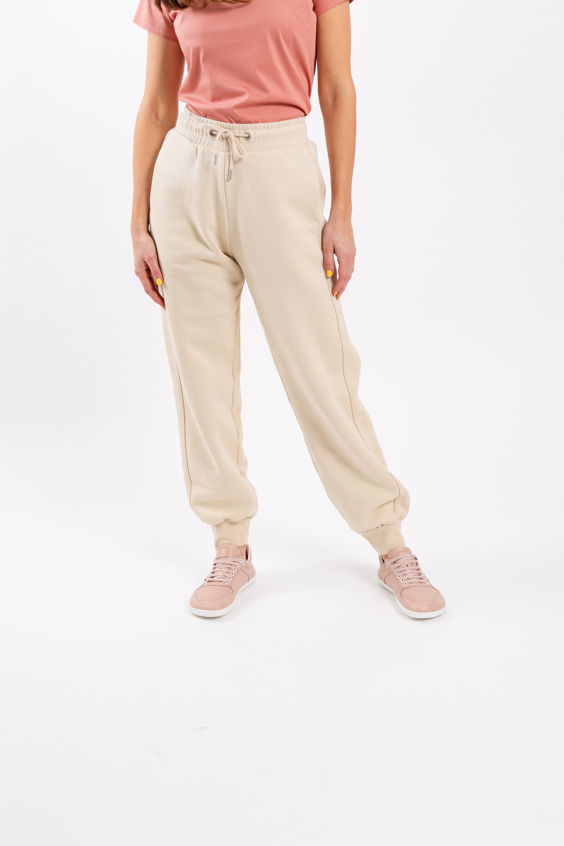 Women's Cashmere Ribbed Trousers With Side Slits | MaisonCashmere