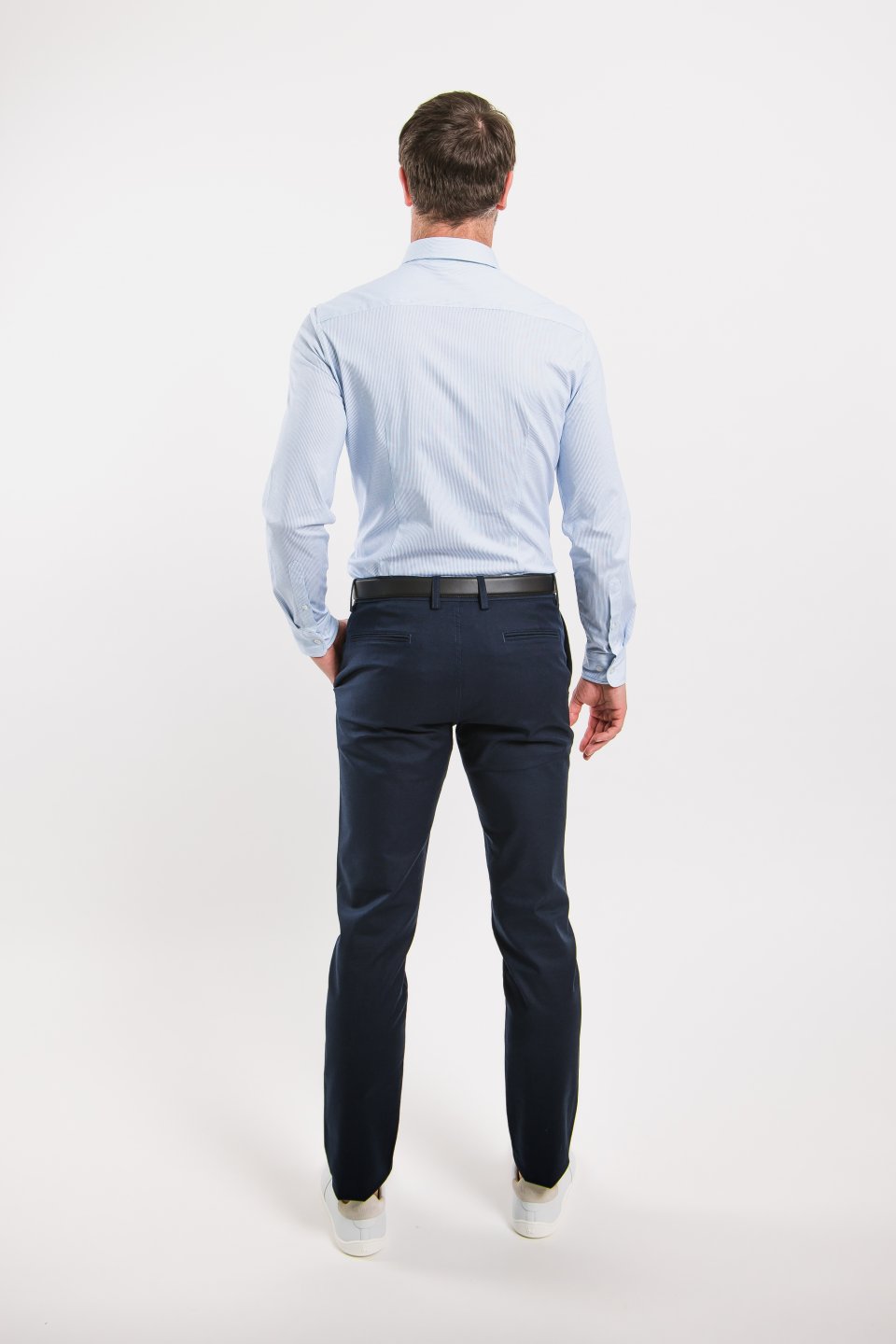 Men’s Shirt Slim Be Lenka Essentials - Blue and White