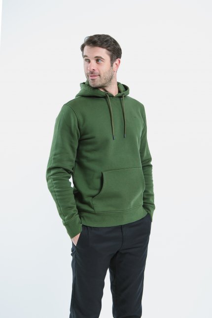 Męska bluza z kapturem Be Lenka Essentials - Dark Green