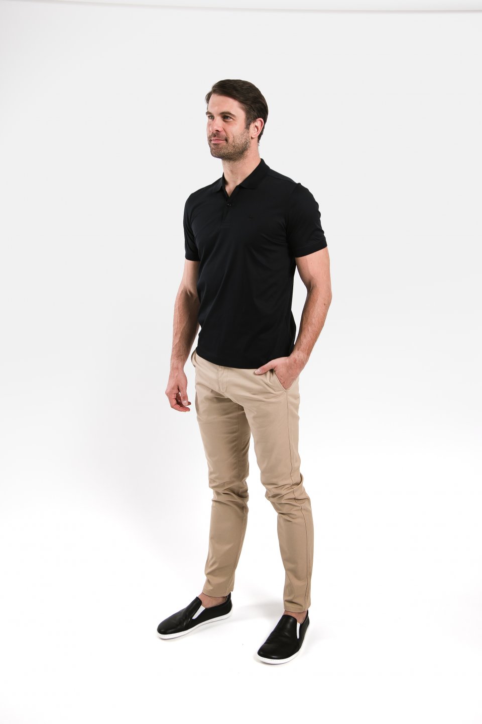 Men’s Polo-shirt Be Lenka Essentials - Jet Black