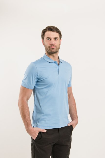 Męska koszulka polo Be Lenka Essentials - Sky Blue