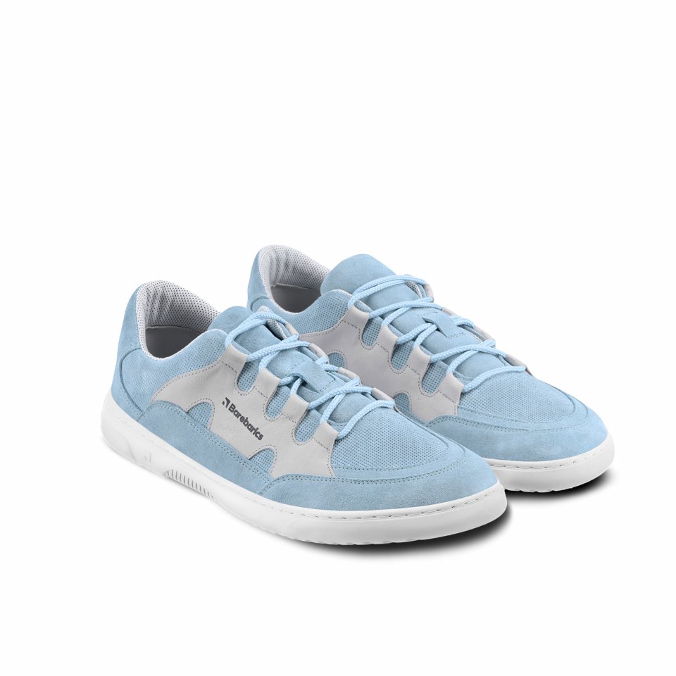 Barefoot tenisky Barebarics Evo - Light Blue & White