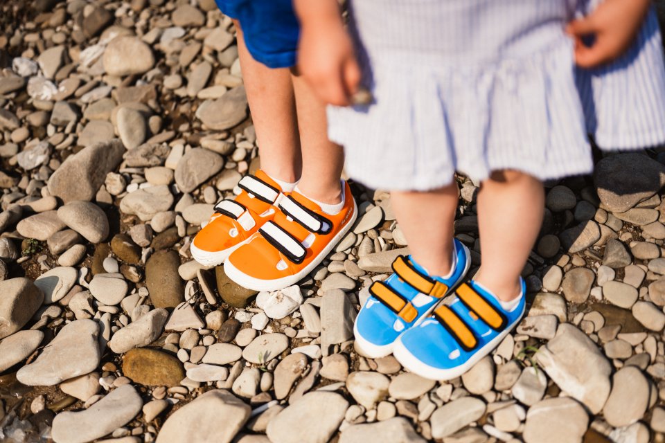 Barefoot zapatillas de niños Be Lenka Seasiders - Orangy