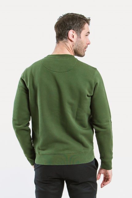 Męska bluza bez kaptura Be Lenka Essentials - Dark Green