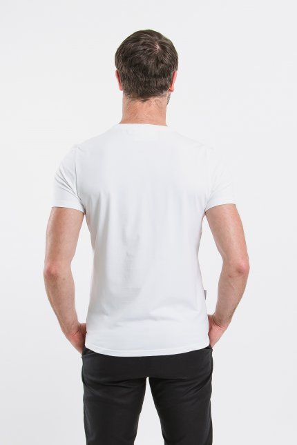 Camicia da uomo con girocollo Be Lenka Essentials - White