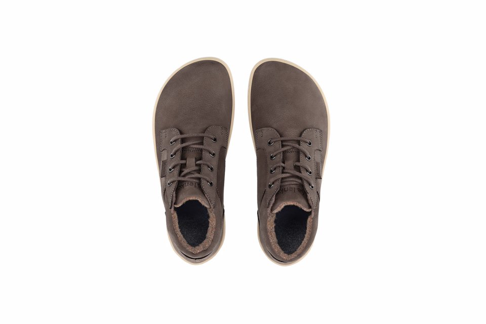 Barefoot Shoes - Be Lenka - Synergy - Fleece - Chocolate & Beige