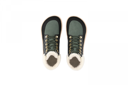 Barefoot Boots Be Lenka Olivia - Black & Dark Green | Be Lenka