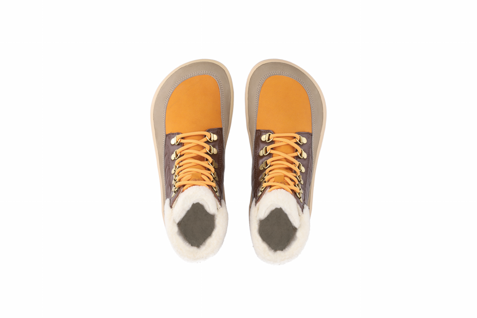 Barefoot scarpe Be Lenka Olivia - Taupe, Dark Brown & Orange