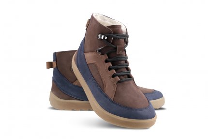 Chaussures barefoot Be Lenka York - Brown & Navy