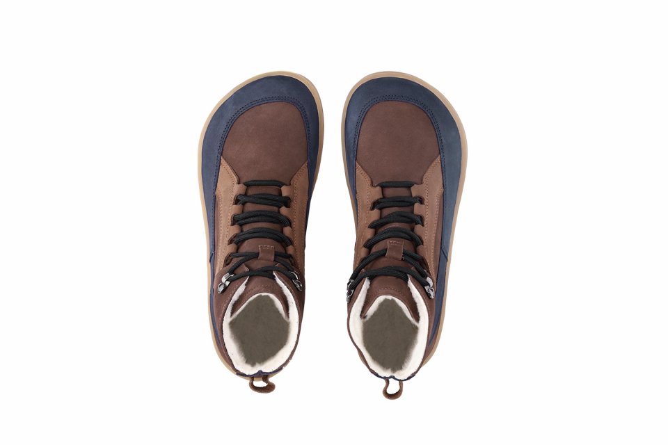 Barefoot boty Be Lenka York - Brown & Navy